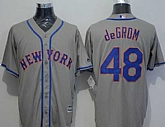 New York Mets #48 Jacob DeGrom Gray New Cool Base Stitched MLB Jersey,baseball caps,new era cap wholesale,wholesale hats